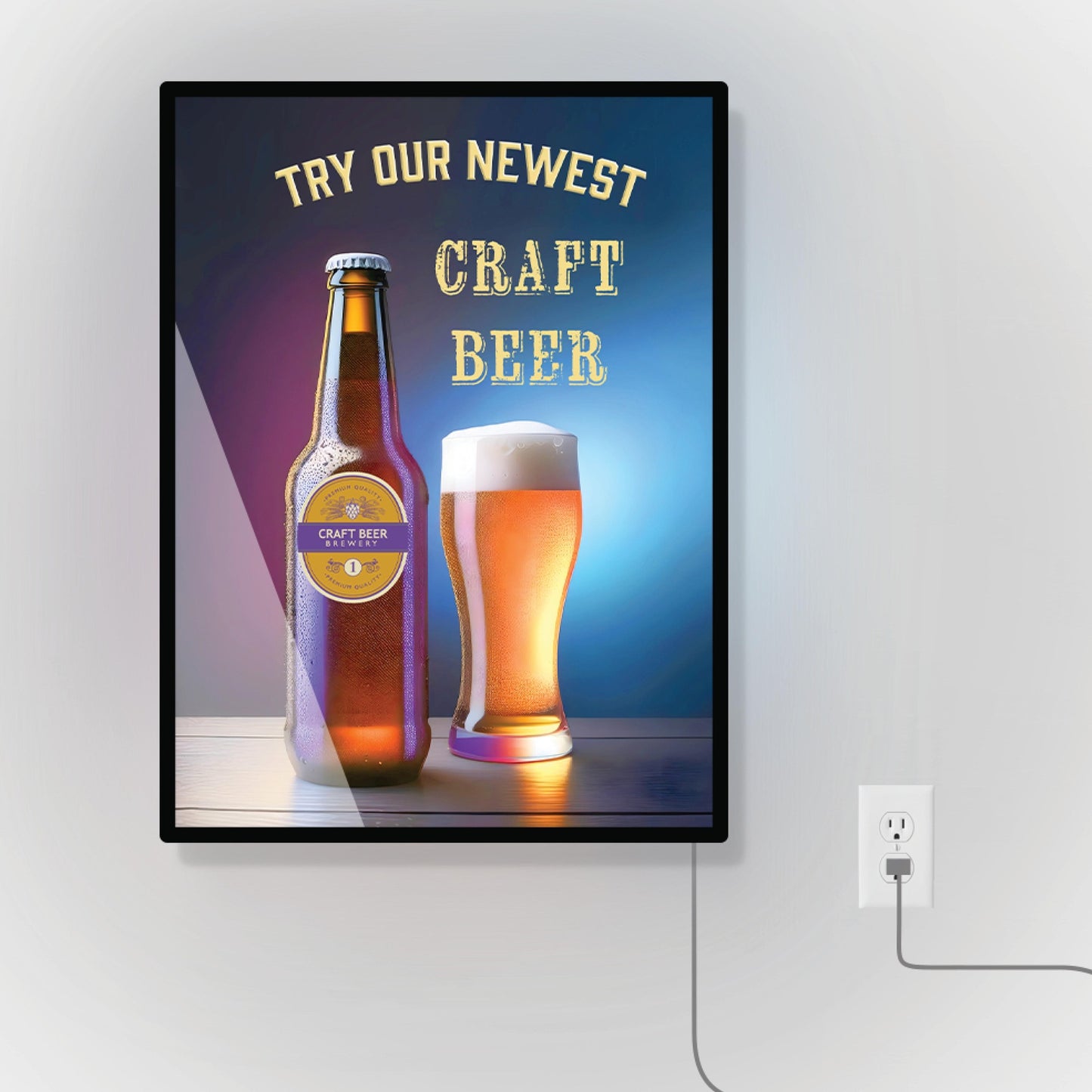 Custom LED Backlit Frame Display for Vibrant Indoor Advertising | Signage Kingdom
