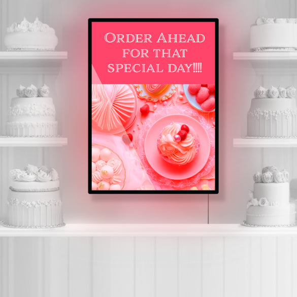 Custom LED Backlit Frame Display for Vibrant Indoor Advertising | Signage Kingdom