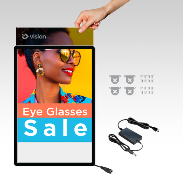 Custom LED Backlit Frame Display for Vibrant Indoor Advertising | Signage Kingdom