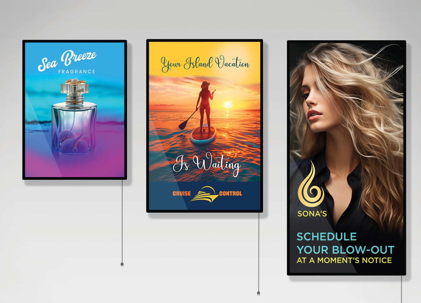 Custom LED Backlit Frame Display for Vibrant Indoor Advertising | Signage Kingdom