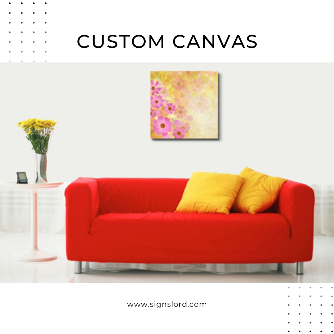 Print and customize your canvas | Signage Kingdom