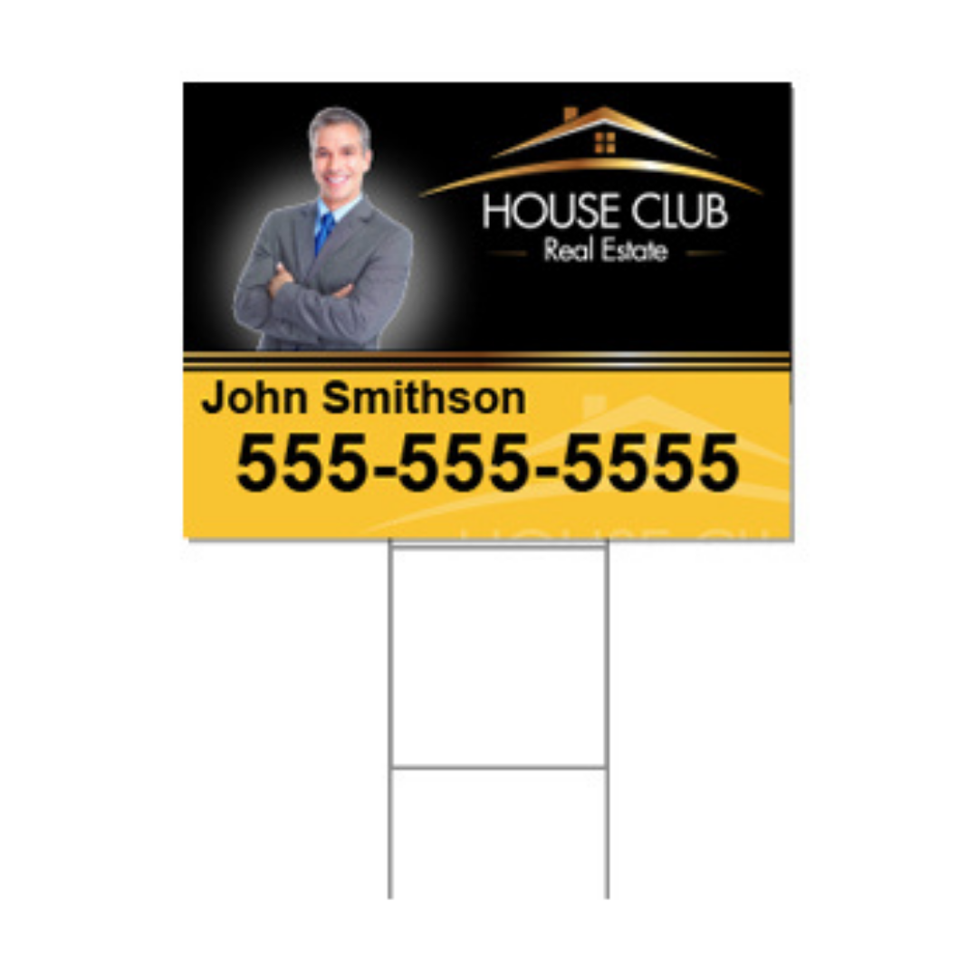 Yard Sign and H-Stake