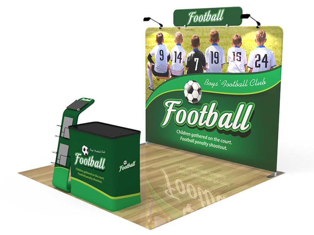 10x10ft Custom Trade Show Booth 19