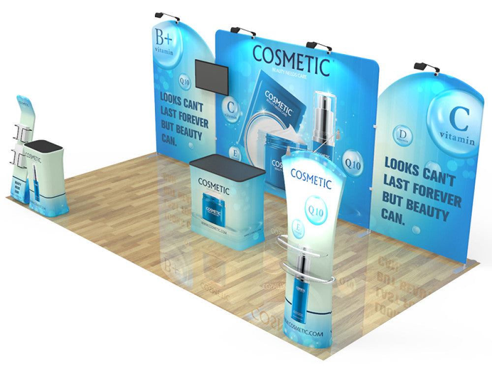 10x20ft Custom Trade Show Booth J