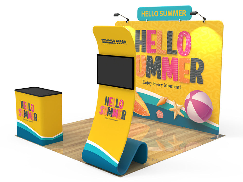 10x10ft Custom Trade Show Booth 25