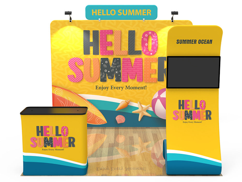 10x10ft Custom Trade Show Booth 25