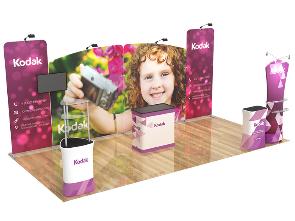 10x20ft Custom Trade Show Booth G