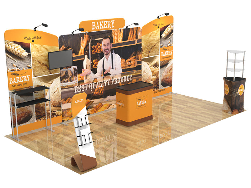 10x20ft Custom Trade Show Booth H