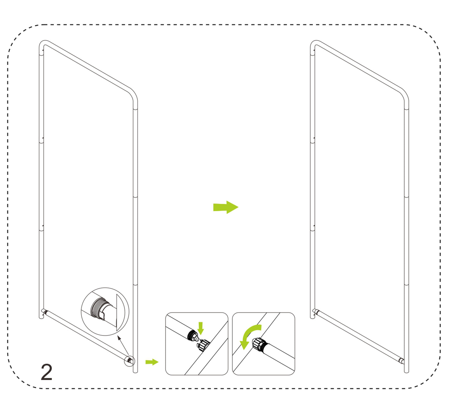 Tension Fabric Stand