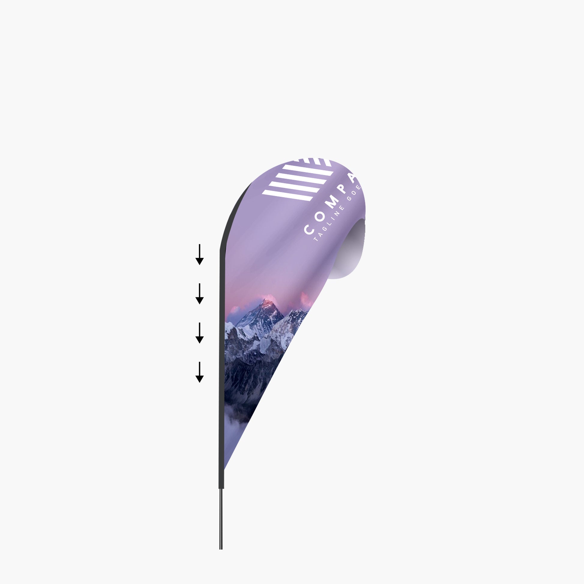 Teardrop Flag