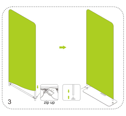 Tension Fabric Stand