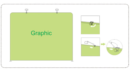 Straight Tension Fabric Displays
