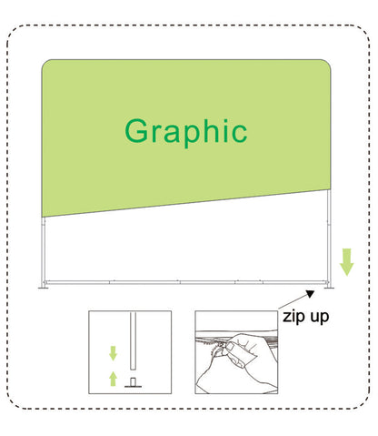 Straight Tension Fabric Displays
