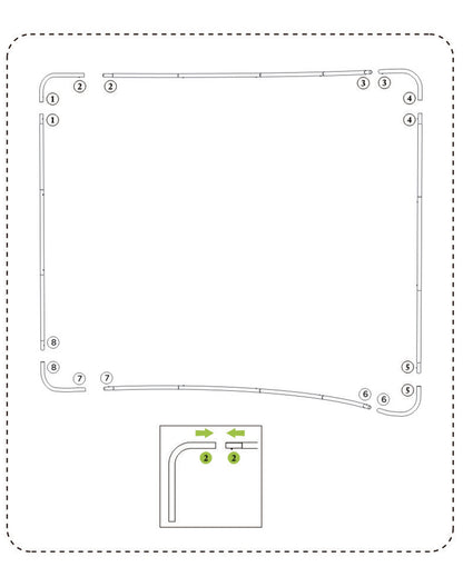 Curved Tension Fabric Display