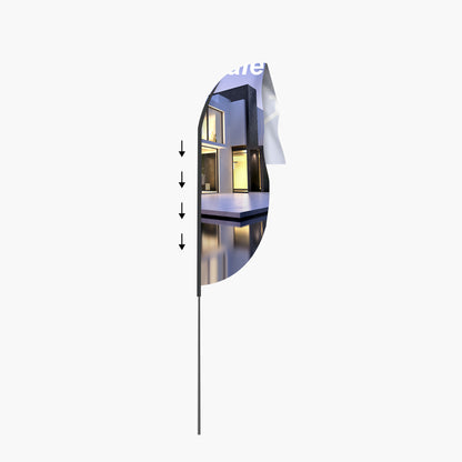 Feather Convex Flag