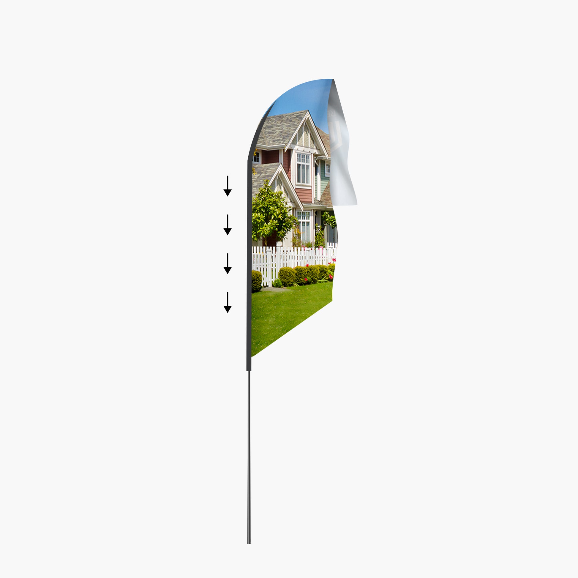 Feather Angled Flag