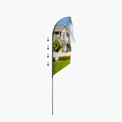 Feather Angled Flag