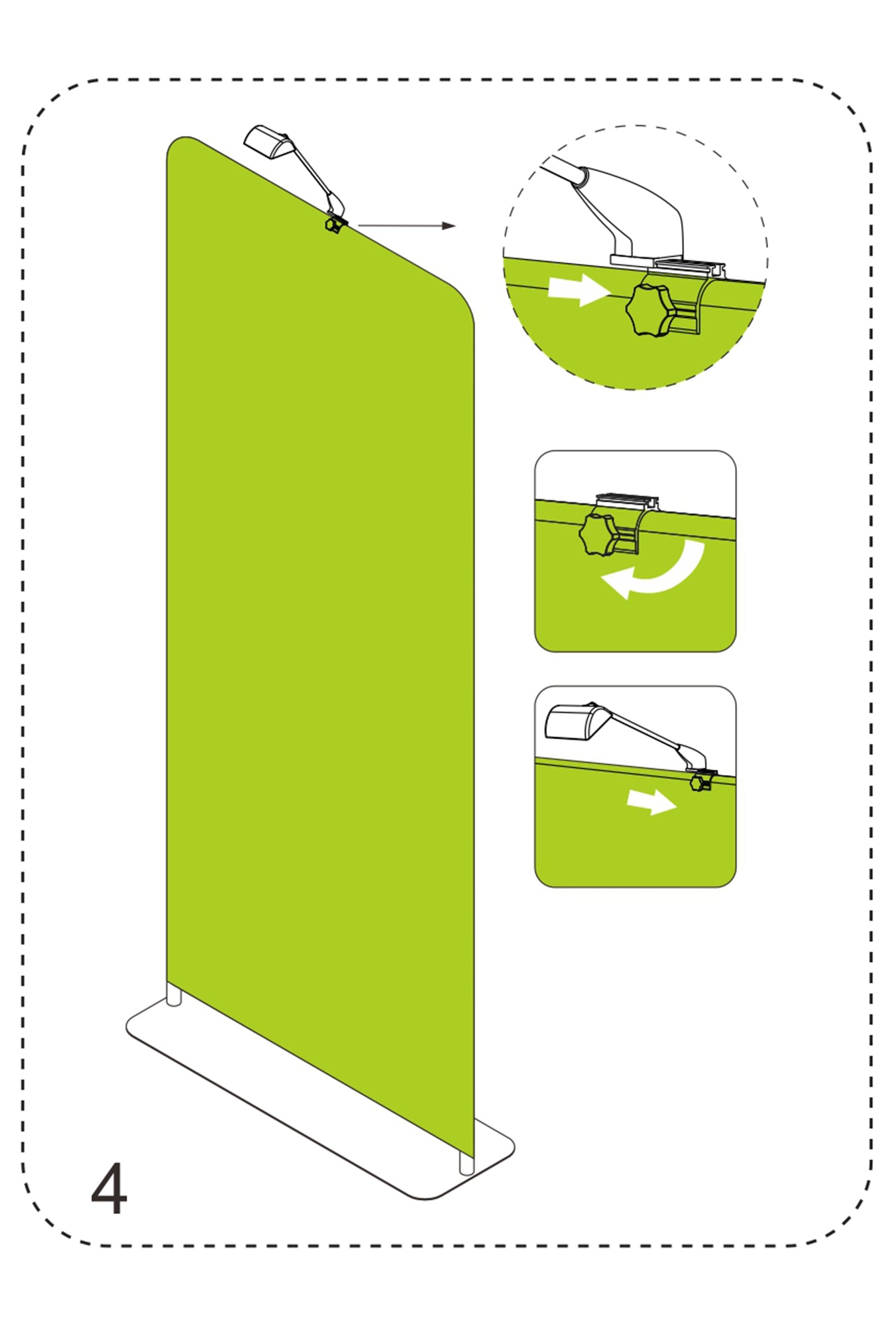 Tension Fabric Stand