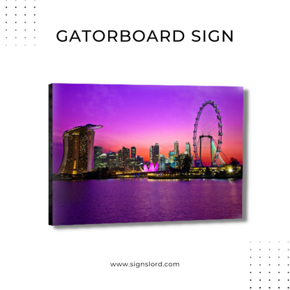 Print and customize your Gatorboard sign | Signage Kingdom