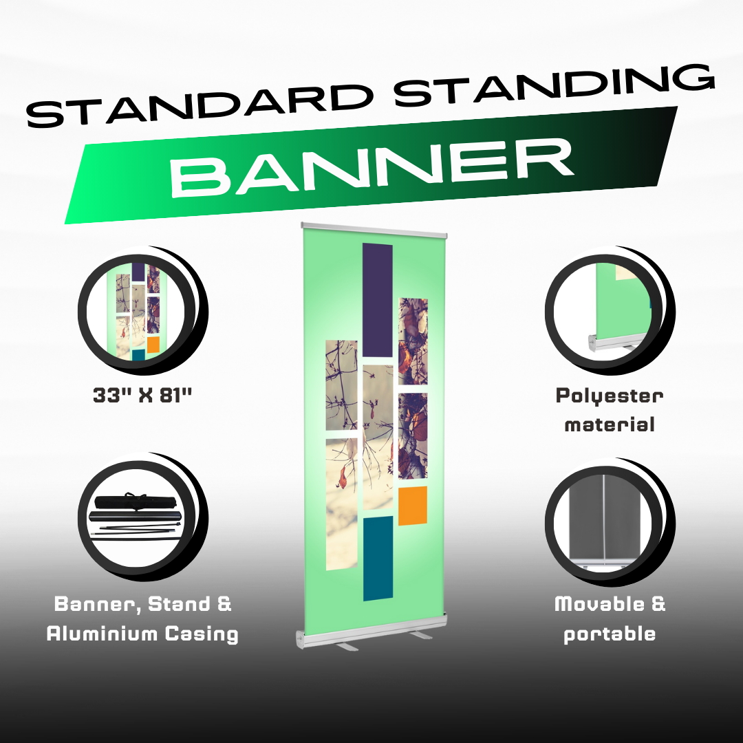 Retractable Banner (33" x 81")