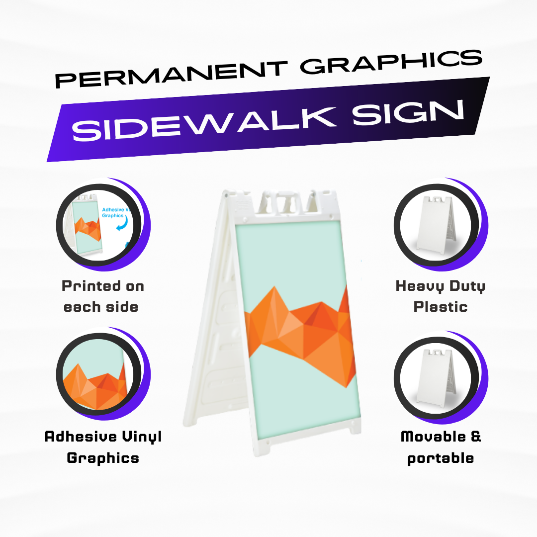 Signicade A-Frame (Permanent) – Signage Kingdom LLC