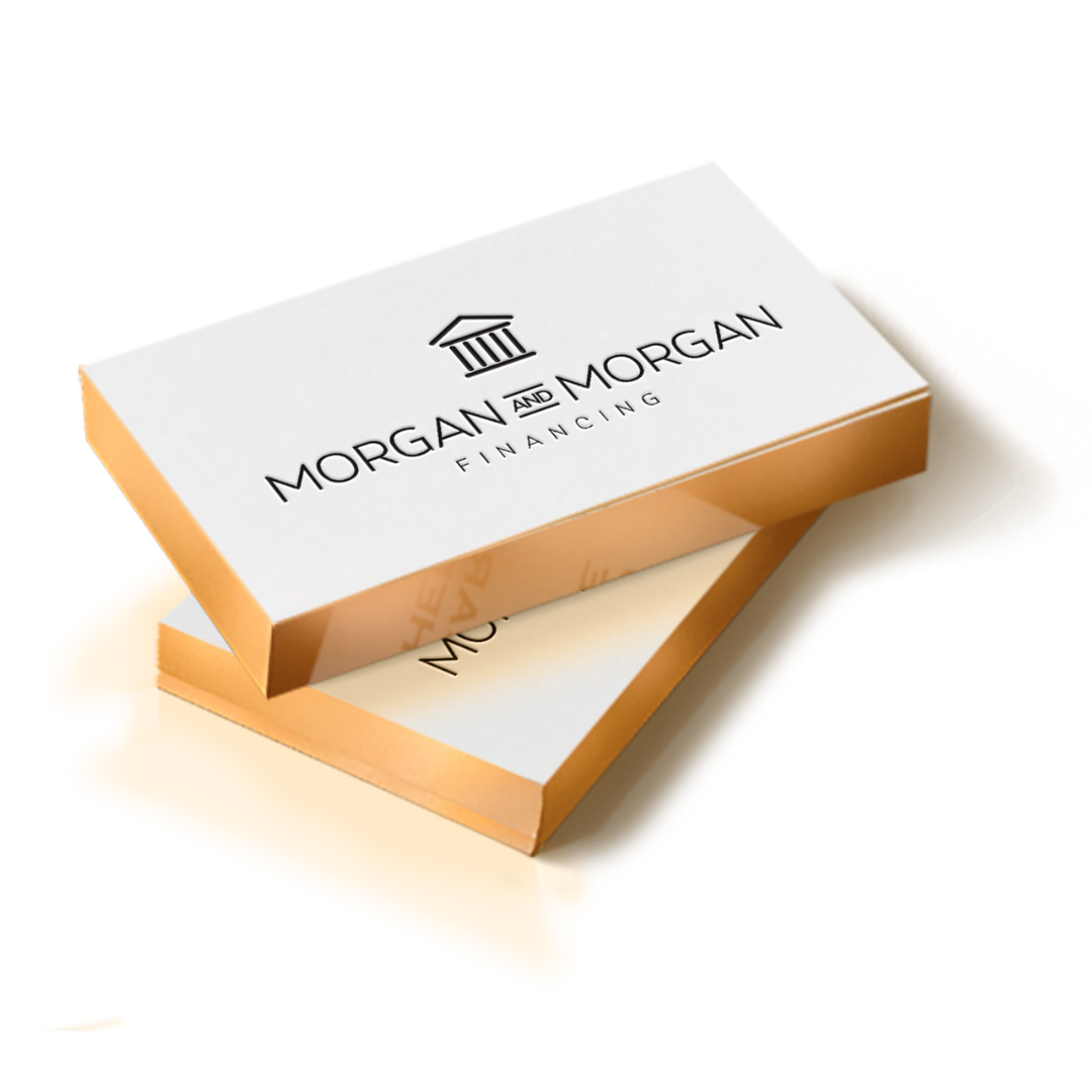 Painted edge thick Business Cards