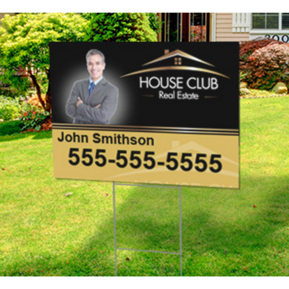 Yard Sign and H-Stake