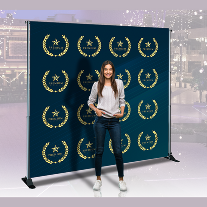 Step and repeat backdrop