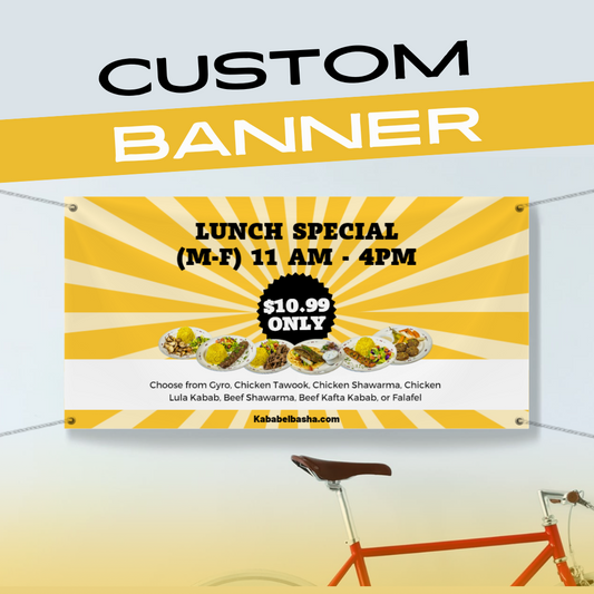 Custom Vinyl Banner 9.5' X 3'