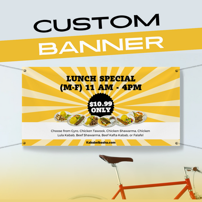 Vinyl Banner 8' X 3'