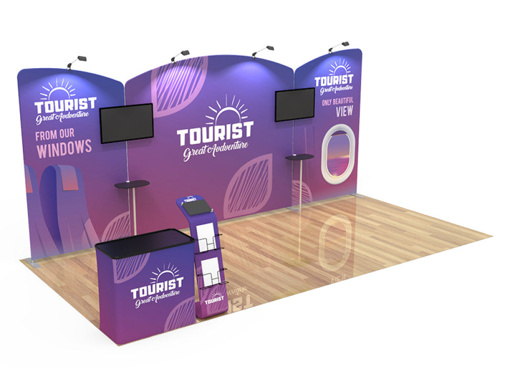 10x20ft Custom Trade Show Booth 02