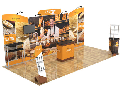 10x20ft Custom Trade Show Booth H