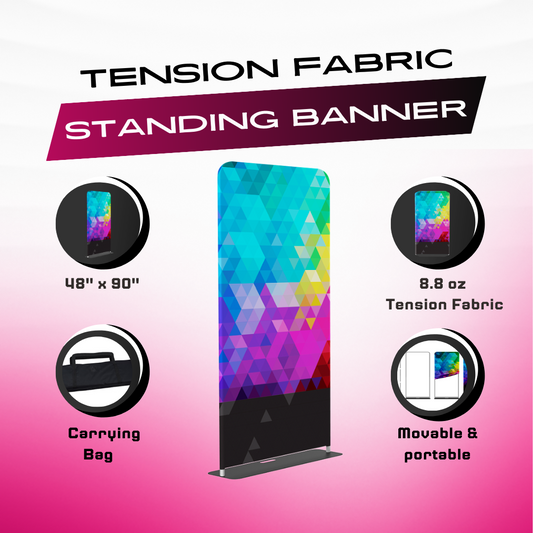 Tension Fabric Stand 48"x90"