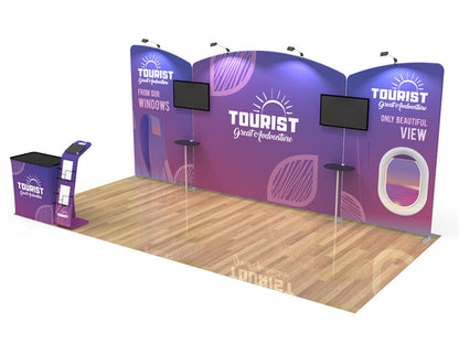 10x20ft Custom Trade Show Booth 02